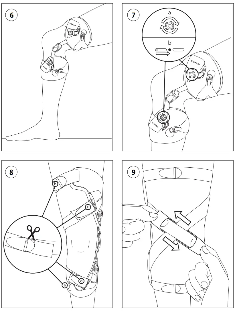 OSSUR Unloader One X, Unloader One Custom Knee Brace - Parts 2