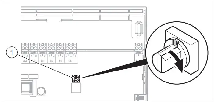 Vaillant VR 70 Wiring Centre - bus address