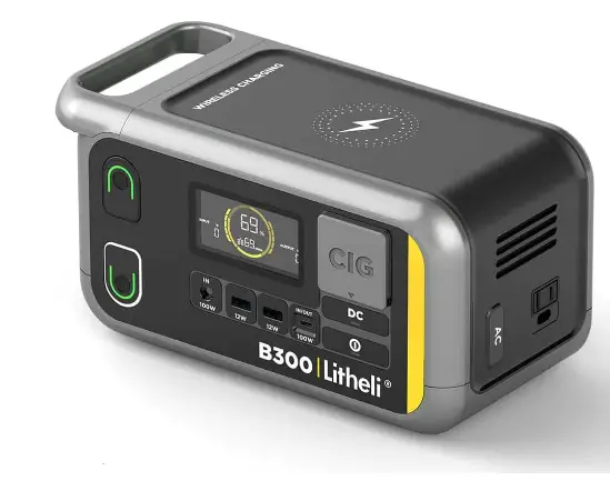 Litheli-B300-PowerHUB-Portable-Power-Station-product