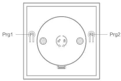 IECANG JCHR35W5A5 6-Channel Remote Controller - Back