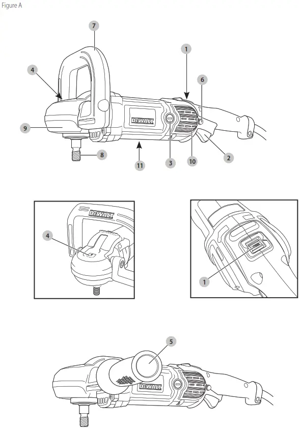 DEWALT DWP849X Polisher - Figer