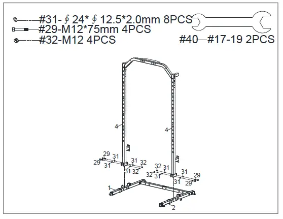SUNNY-Health-and-Fitness SF-XF920020-Essential-Series-Smith-Machine -Squat-Rack-FIG- (6)
