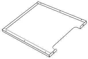 OUTLAND LIVING ACC-742 Dunbar Tank Cover - REAR PANEL