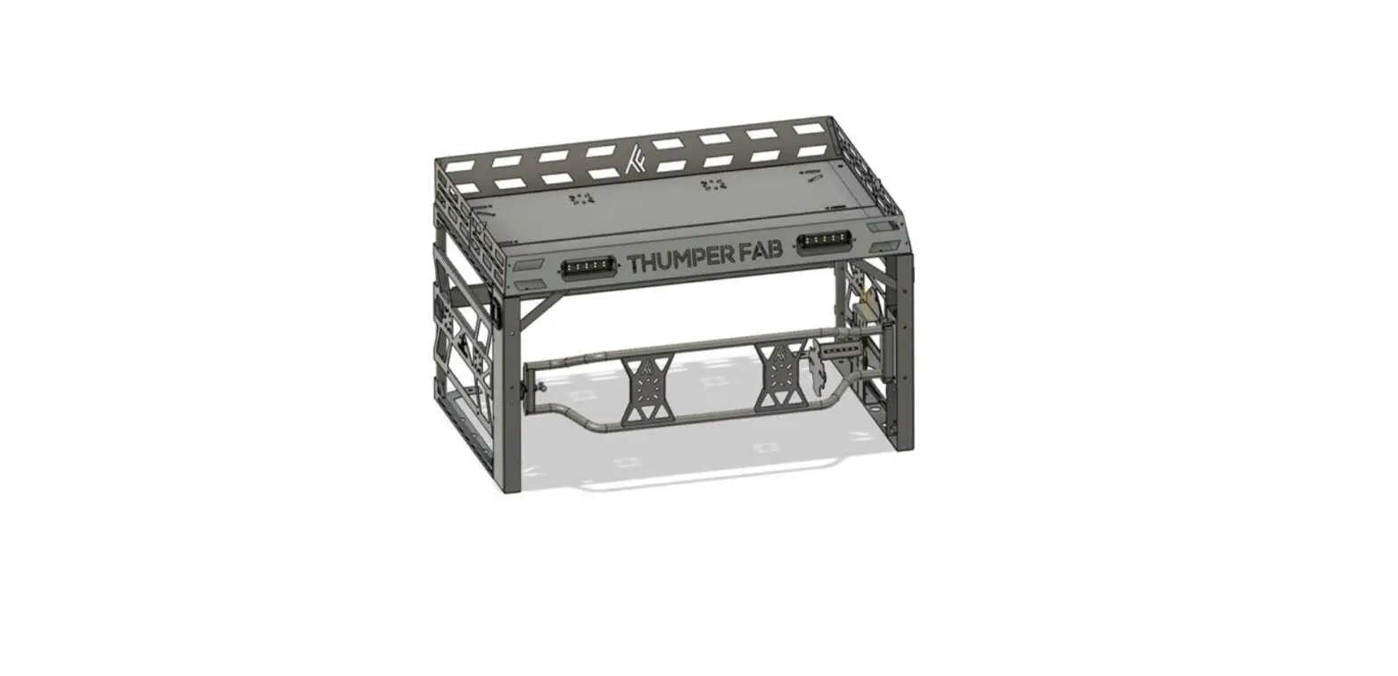 Thumper Fab Tf011902, Tf011903 Ranger Xp1000 Bed Rack Instruction Manual