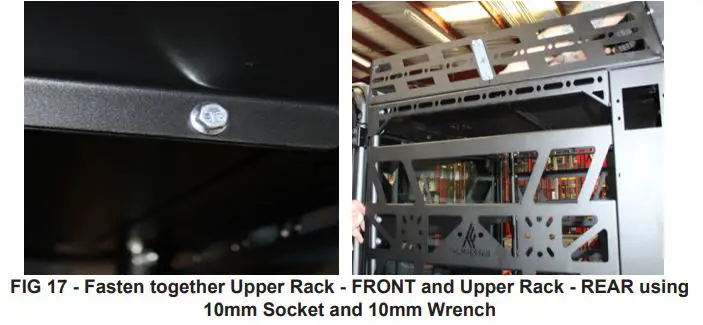 THUMPER FAB-TF011902,-TF011903-Ranger-XP1000-Bed-Rack-FIG-11