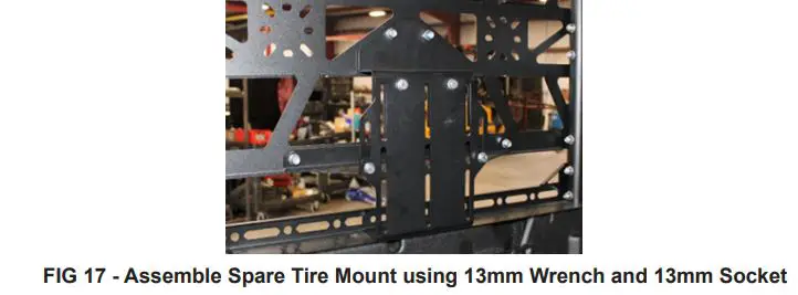 THUMPER FAB-TF011902,-TF011903-Ranger-XP1000-Bed-Rack-FIG-14