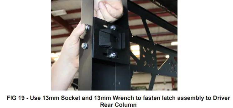 THUMPER FAB-TF011902,-TF011903-Ranger-XP1000-Bed-Rack-FIG-16