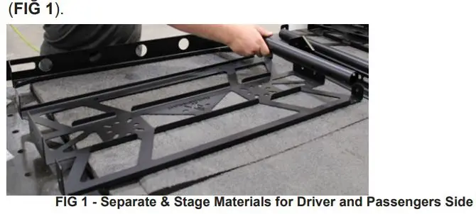 THUMPER FAB-TF011902,-TF011903-Ranger-XP1000-Bed-Rack-FIG-3