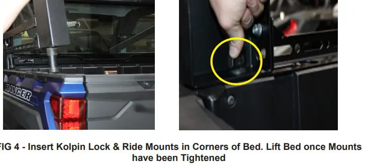 THUMPER FAB-TF011902,-TF011903-Ranger-XP1000-Bed-Rack-FIG-6