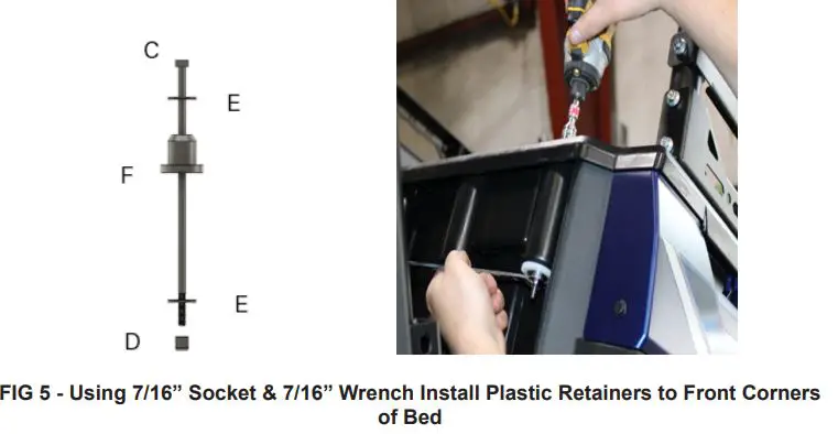 THUMPER FAB-TF011902,-TF011903-Ranger-XP1000-Bed-Rack-FIG-7