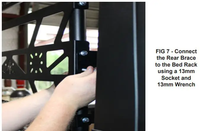 THUMPER FAB-TF011902,-TF011903-Ranger-XP1000-Bed-Rack-FIG-9