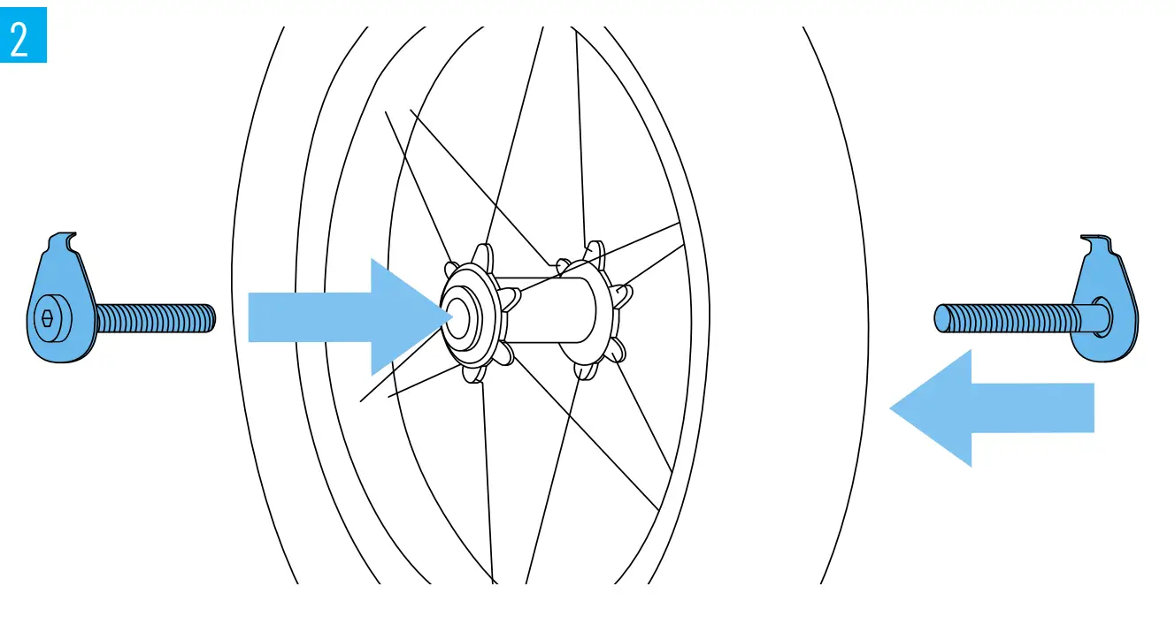 Mounting The Front Wheel