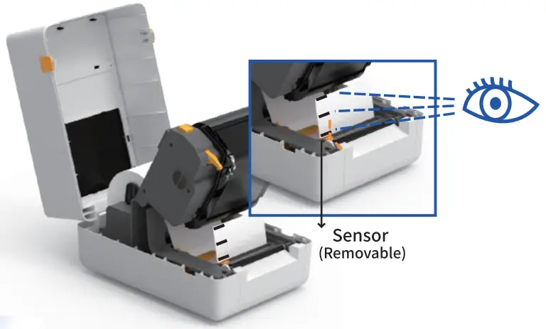 quin Technology T200 BT Thermal Transfer Printer - Black Mark