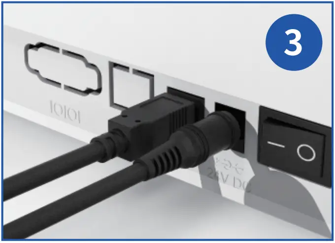 quin Technology T200 BT Thermal Transfer Printer - Turn On The Power