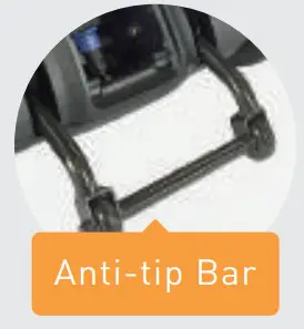 WHILL Ci Portable Power Wheelchair - Bar