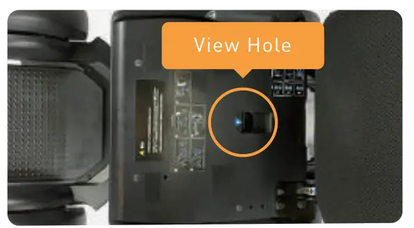 WHILL Ci Portable Power Wheelchair - View Hole