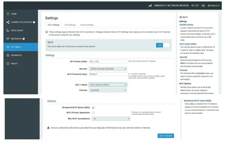 Managing Wi-Fi networks and Connections