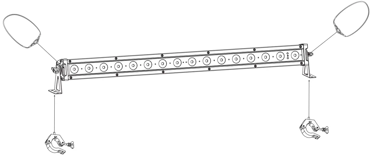 eurolite 51914098 LED IP T-Bar 8 and 16 QCL Outdoor Bar - Fig 3
