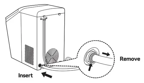 THEREYE ER IM03 Countertop Nugget Ice Maker - fig 4