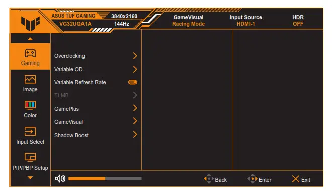 ASUS VG32U Series TUF Gaming Monitor - fig 11