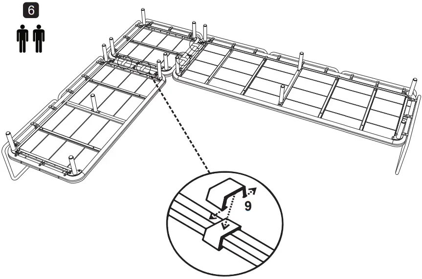 NIHOA Ordina Lounge Set - Assembling instruction 14