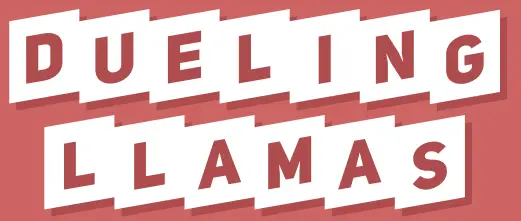 DUELING LLAMAS Logo