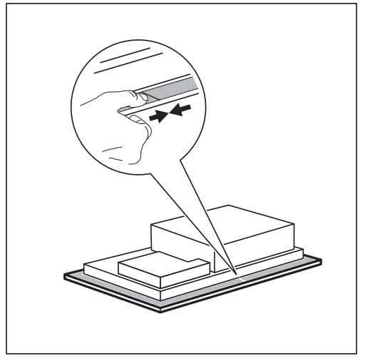 AEG CDE84543FB 80cm Single Bridge Hob - Fig 1