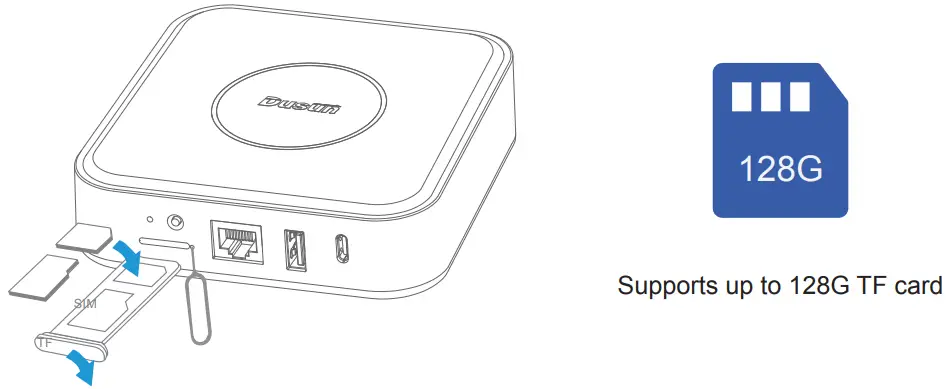 DUSUN DSGW 210 Home Assistant Gateway - SIM TF card