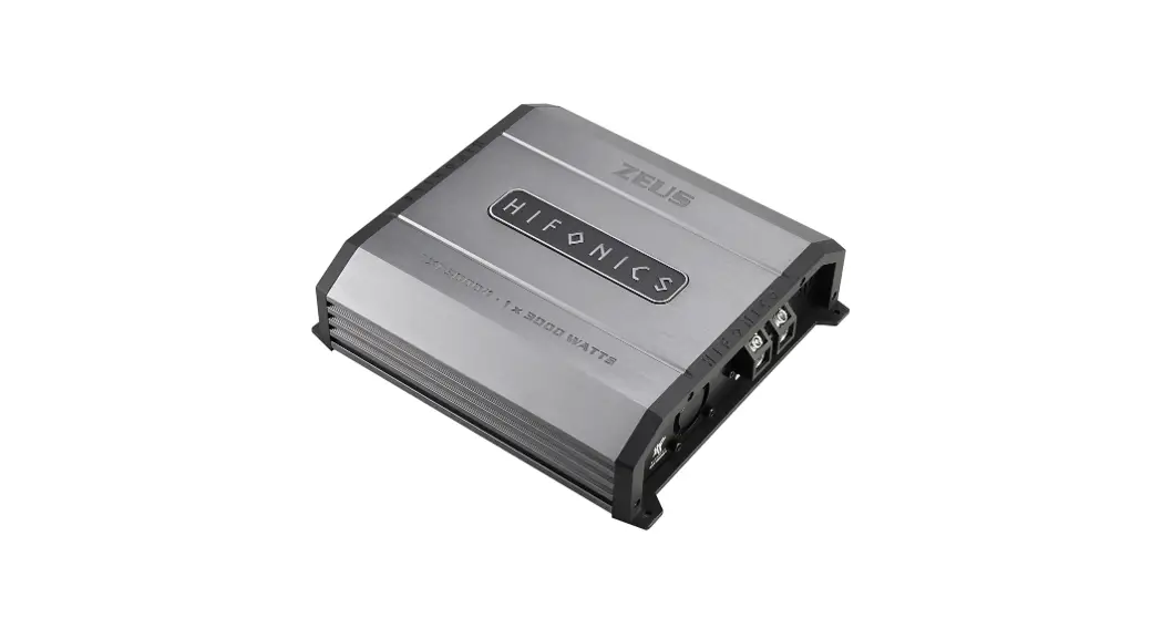 Hifonics Zxt3000/1 Digital Ultra Class D Mono Amplifier User Manual
