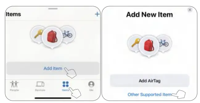 Pair with Find My App