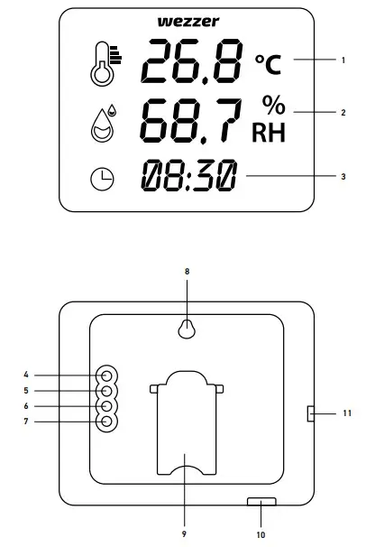 levenhuk SN80 Wezzer Sauna Thermometer - fig