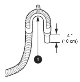 LG WM6700HBA Ultra Large Capacity Front Load Washer - Drain 1