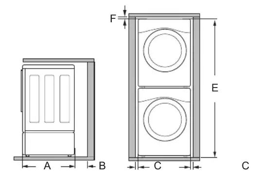 LG WM6700HBA Ultra Large Capacity Front Load Washer - Floor Installation 1