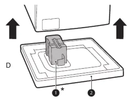 LG WM6700HBA Ultra Large Capacity Front Load Washer - Floor Installation 3