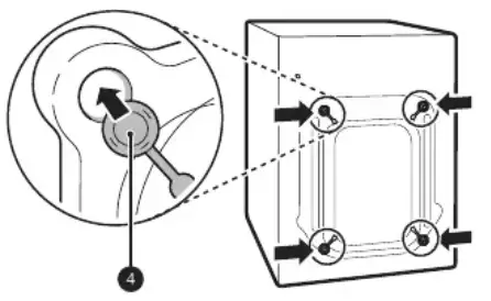 LG WM6700HBA Ultra Large Capacity Front Load Washer - Floor Installation 4