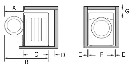 LG WM6700HBA Ultra Large Capacity Front Load Washer - Floor Installation