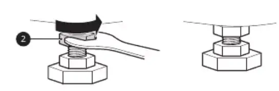 LG WM6700HBA Ultra Large Capacity Front Load Washer - locknuts