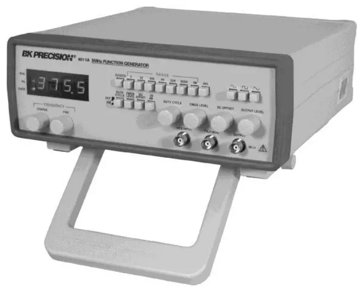 B K PRECISION 4011A 5 MHz Function Generator with Digital Display