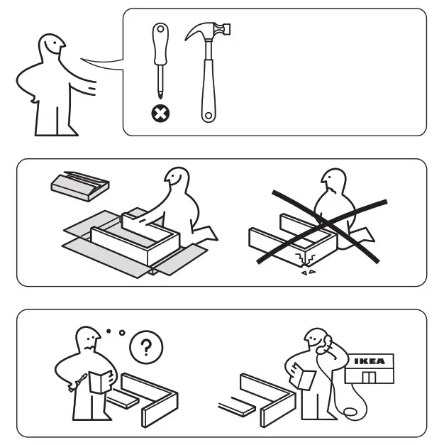 IKEA BJÖRKÅSEN Folding Table - overview 1