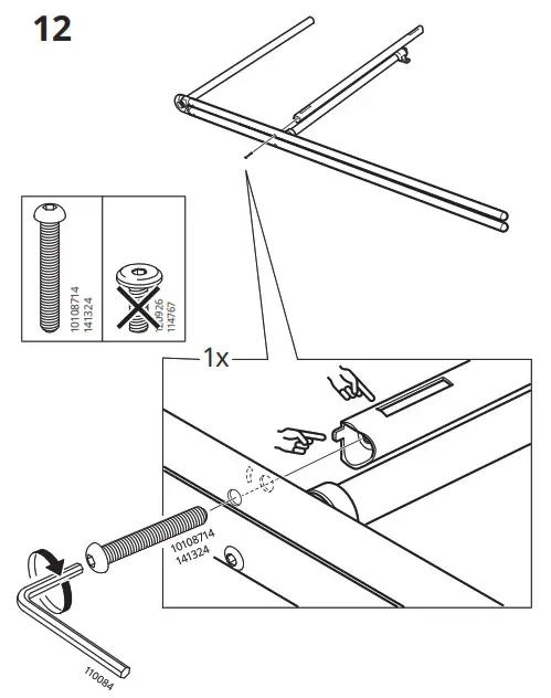 IKEA BJÖRKÅSEN Folding Table - overview 17