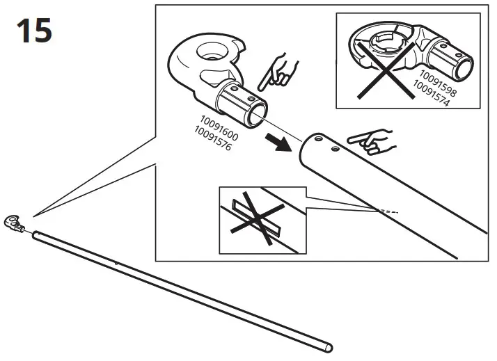 IKEA BJÖRKÅSEN Folding Table - overview 20