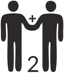 Persons needed for assembly