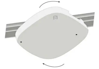 Install the Access Point on a Standard Ceiling Rail