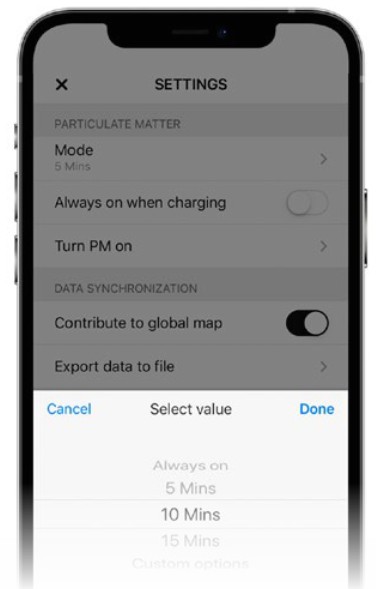 ATMO TUBE Pro Portable Air Quality Monitor - Modes of Atmotube PRO 4