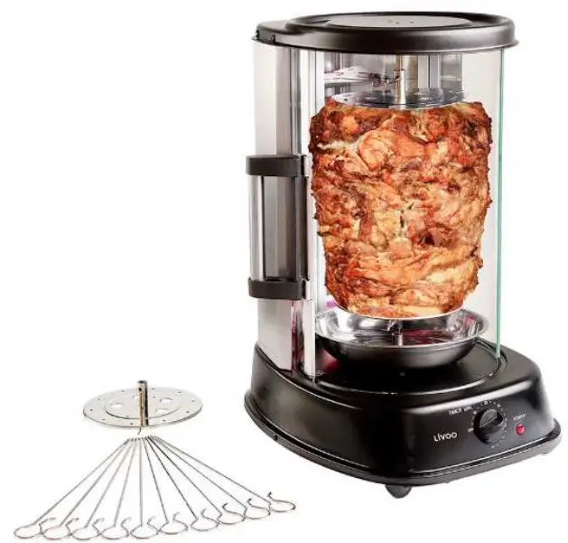 Livoo DOM323 Grill Vertical Pour Kebab