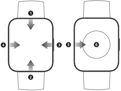 GloryFit Q60T Smartwatch A5