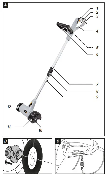 BATAVIA BT-EWS001 MAXX Series Electric Weed Sweeper - Fig1