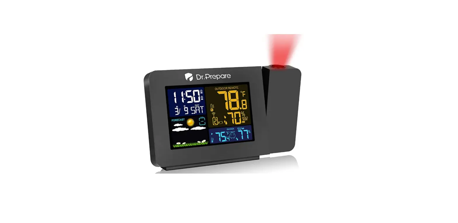 Dr Prepare Ewt86117 Projection Alarm Clock Instruction Manual