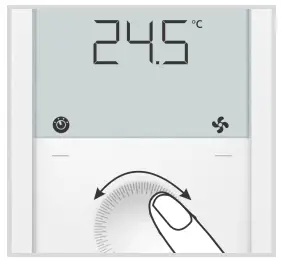 SIEMENS RDG200KN Room Thermostats - temperature 1