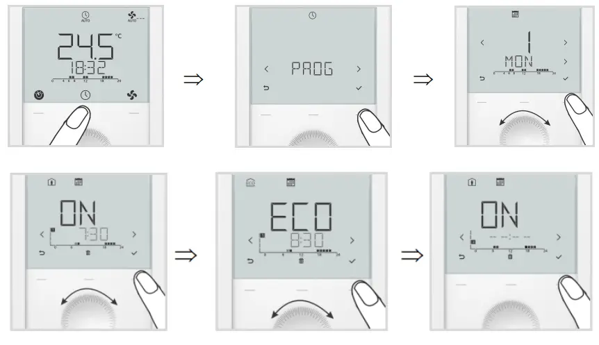 SIEMENS RDG200KN Room Thermostats - temperature 6